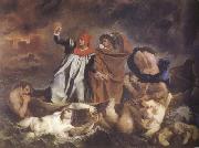 Eugene Delacroix, Dante and Virgil in Hel (The Barque of Dante) (mk22)